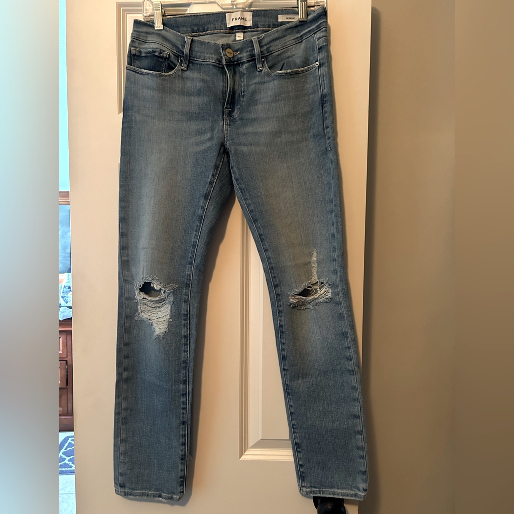 Frame Le Garon Mid-Rise Skinny Jeans Size 26